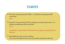 Tarifs